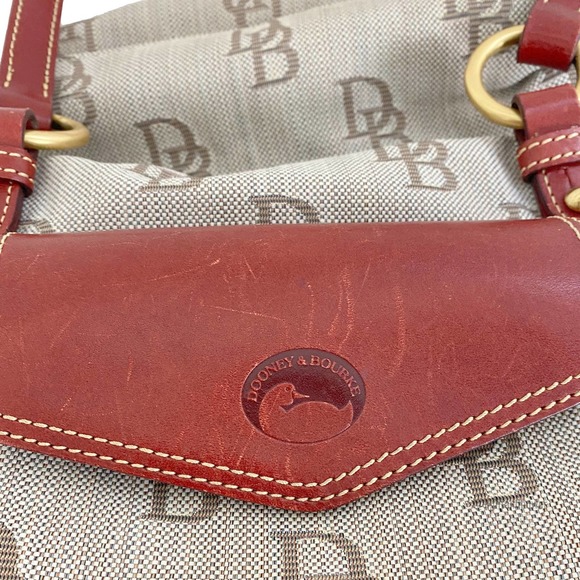 Dooney & Bourke Bags Dooney Bourke Red Monogram Hobo Shoulder